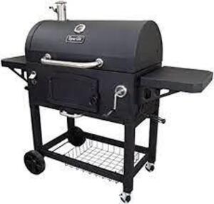 DESCRIPTION: (1) HEAVY DUTY CHARCOAL GRILL BRAND/MODEL: DYNA-GLO #DGN576DNC-D INFORMATION: BLACK RETAIL$: $288.39 EA SIZE: 32" QTY: 1