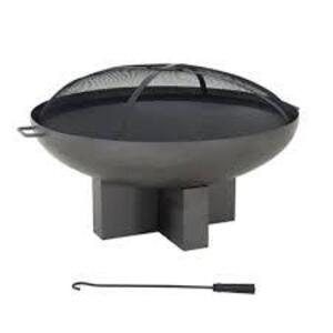 DESCRIPTION: (1) EXTRA LARGE MONTICELLO WOOD BURNING FIRE PIT BRAND/MODEL: SUNJOY #A301027300 INFORMATION: BLACK RETAIL$: $499.99 EA SIZE: 40" QTY: 1