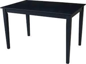 DESCRIPTION: (1) TABLE TOP BRAND/MODEL: SHAKER #T46-3048T INFORMATION: BLACK RETAIL$: $485.00 EA SIZE: 30" X 48" QTY: 1