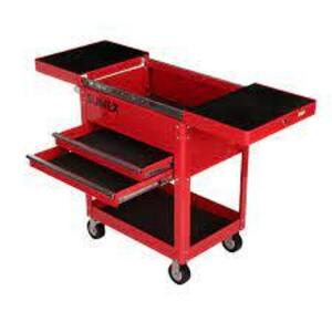 DESCRIPTION: (1) SLIDE TOP UTILITY CART BRAND/MODEL: SUNEX TOOLS #8035R INFORMATION: RED RETAIL$: $660.55 EA QTY: 1