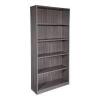 DESCRIPTION: (1) BOOKCASEBRAND/MODEL: OSP FURNITURE #LBC361272INFORMATION: CHERRY WOODRETAIL$: `$401.65SIZE: 5 SHELFQTY: 1