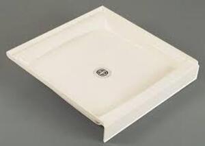 DESCRIPTION: (1) SHOWER FLOOR BRAND/MODEL: CASCADE #36WLC INFORMATION: WHITE RETAIL$: 160 SIZE: 36X36 QTY: 1