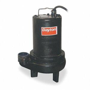 DESCRIPTION: (1) SEWAGE EJECTOR PUMP BRAND/MODEL: DAYTON #4LE15 INFORMATION: BLACK RETAIL$: $1120.68 EA QTY: 1