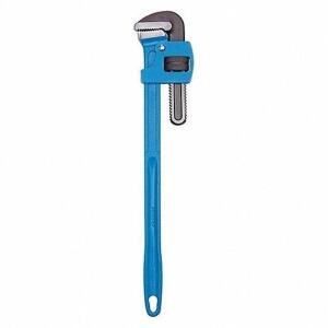 DESCRIPTION: (1) PIPE WRENCH BRAND/MODEL: GEDORE #53DU61 INFORMATION: BLUE RETAIL$: $154.97 EA SIZE: 3-1/2" JAW CAPACITY QTY: 1