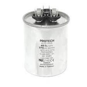 DESCRIPTION: (1) CAPACITOR BRAND/MODEL: PROTECH #43-101665-11 RETAIL$: $21.24 EA SIZE: 45/3/370 QTY: 1