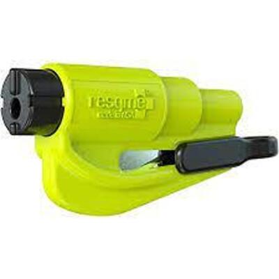 DESCRIPTION: (5) CAR ESCAPE TOOL KEYCHAIN BRAND/MODEL: RESQME INFORMATION: FLUORESCENT YELLOW RETAIL$: $11.11 EA QTY: 5