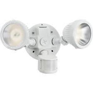 DESCRIPTION: (2) SENSOR FLOOD LIGHT BRAND/MODEL: HUBBELL # MSSTK-WH RETAIL$: $200.00 EA QTY: 2