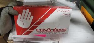 DESCRIPTION: (1) CASE OF (10) BOXES OF (100) INDUSTRIAL GRADE DISPOSABLE GLOVES BRAND/MODEL: PIP #64-V2000/S INFORMATION: WHITE RETAIL$: $120. 16 EA S