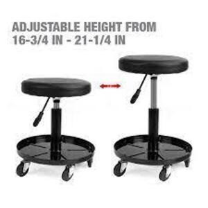 DESCRIPTION: (1) ADJUSTABLE SWIVEL SEAT BRAND/MODEL: HYPER TOUGH INFORMATION: BLACK RETAIL$: $24.97 EA SIZE: 300 LB WEIGHT CAP QTY: 1