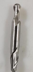 DESCRIPTION: (1)HSS DE BALL END MILL BRAND/MODEL: HERTEL 41115916 RETAIL$: 77.44 SIZE: 7/16" 13/16" LOC QTY: 1