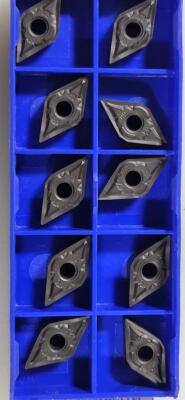 DESCRIPTION: (10) DNMG331-DM CARBIDE TURNING INSERTS BRAND/MODEL: ZCCCT DNMG110404 RETAIL$: $15.30 PER INSERT QTY: 10