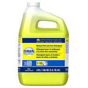 DESCRIPTION: (1) MANUAL POT AND PAN DETERGENT BRAND/MODEL: DAWN INFORMATION: LEMON RETAIL$: $30.00 EA SIZE: 1 GALLON QTY: 1