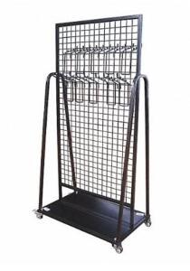 DESCRIPTION (1) WESTWARD LONG HANDLE TOOL RACK BRAND/MODEL 48GE61 ADDITIONAL INFORMATION CAPACITY: 240 LBS/BLACK/RETAILS AT $293.18 SIZE 36" X 24" X 7