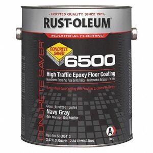 DESCRIPTION: (1) FLOOR COATING BRAND/MODEL: RUST-OLEUM #6H061 INFORMATION: NAVY GRAY RETAIL$: $158.58 EA SIZE: 1 GALLON QTY: 1