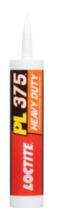 DESCRIPTION: (4) HEAVY DUTY CONSTRUCTION ADHESIVE BRAND/MODEL: LOCTITE PL 375 RETAIL$: $6.58 EA SIZE: 10 FL OZ QTY: 4