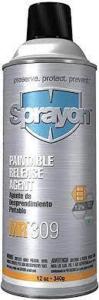 DESCRIPTION: (3) PAINTABLE RELEASE AGENT BRAND/MODEL: SPRAYON MR309 RETAIL$: $14.40 EA SIZE: 12 OZ QTY: 3