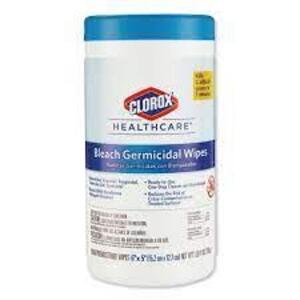 DESCRIPTION: (4) GERMICIDAL WIPES BRAND/MODEL: CLOROX RETAIL$: $70.00 TOTAL SIZE: 150 WIPES PER CONTAINER QTY: 4