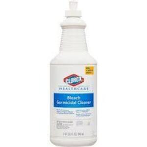 DESCRIPTION: (4) BLEACH GERMICIDAL CLEANER BRAND/MODEL: CLOROX HEALTHCARE RETAIL$: $20.00 EA SIZE: 32 FL OZ QTY: 4