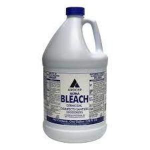 DESCRIPTION: (6) GERMICIDAL ULTRA BLEACH BRAND/MODEL: AROCEP #AR110001 RETAIL$: $15.60 EA SIZE: 1 GALLON QTY: 6