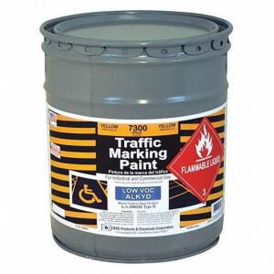 DESCRIPTION: (1) TRAFFIC ZONE MARKING PAINT BRAND/MODEL: RAE #4YNX8 INFORMATION: YELLOW RETAIL$: $330.72 EA SIZE: 5 GALLON QTY: 1