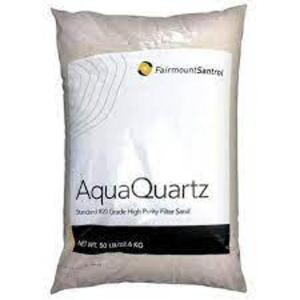 DESCRIPTION: (1) BAG OF POOL FILTER SAND BRAND/MODEL: VIA AQUA QUARTZ RETAIL$: $50.00 EA SIZE: 50 LB QTY: 1