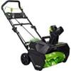 DESCRIPTION: (1) CORDLESS SNOWTHROWER BRAND/MODEL: GREENWORKS PRO/SNB401 RETAIL$: $499.99 SIZE: 80V, 20" QTY: 1