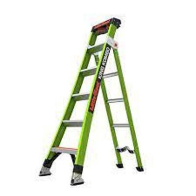 DESCRIPTION: (1) FIBERGLASS COMBINATION LADDER BRAND/MODEL: LITTLE GIANT #61LT31 INFORMATION: GREEN RETAIL$: $507.36 EA SIZE: 17' QTY: 1