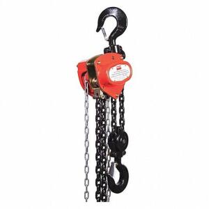 DESCRIPTION: (1) MANUAL CHAIN HOIST BRAND/MODEL: DAYTON #1VW62 INFORMATION: ORANGE RETAIL$: $611.89 EA SIZE: 6000 LB LIMIT, 15' QTY: 1