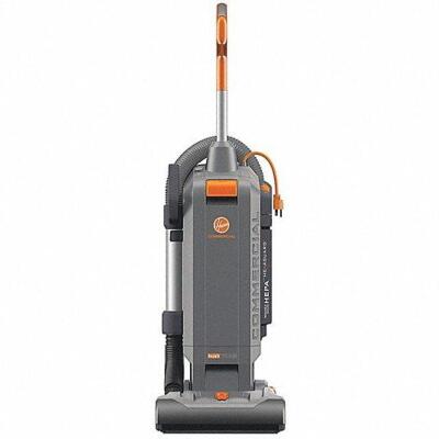 DESCRIPTION: (1) UPRIGHT VACUUM BRAND/MODEL: HOOVER HUSHTONE INFORMATION: GRAY RETAIL$: $455.95 EA QTY: 1