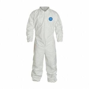 DESCRIPTION: (1) CASE OF (25) COLLARED DISPOSABLE COVERALLS BRAND/MODEL: DUPONT #5HH36 INFORMATION: WHITE RETAIL$: $265.65 PER CASE SIZE: L QTY: 1