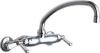 DESCRIPTION: (1) SINK FAUCET BRAND/MODEL: CHICAGO FAUCETS #445-L9RABCP INFORMATION: CHROME PLATED RETAIL$: $319.77 EA SIZE: 6" SPOUT QTY: 1