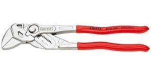 DESCRIPTION: (1) PLIERS WRENCH BRAND/MODEL: KNIPEX #86 03 250 INFORMATION: RED HANDLE RETAIL$: $66.06 TOTAL SIZE: 10" QTY: 1