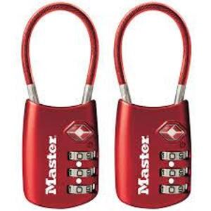 DESCRIPTION: (6) LOCKOUT PADLOCK BRAND/MODEL: MASTER LOCK #4688TRRP INFORMATION: RED/THERMOPLASTICS RETAIL$: 14.48 EACH SIZE: 1-1/2"SHACKLE H X 1/4"SH