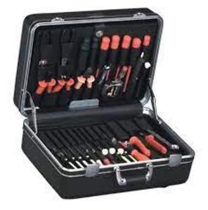 DESCRIPTION: (1) DELUXE POLYETHYLENE TOOL CASE BRAND/MODEL: PLATT #928T-CB RETAIL$: $200.00 EA QTY: 1