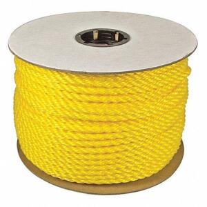 DESCRIPTION: (1) SPOOL OF 600 FT OF ROPE BRAND/MODEL: STOCK NUMBER #45AU77 INFORMATION: YELLOW RETAIL$: $110.81 EA SIZE: 3/8 IN ROPE DIA, YELLOW, 600