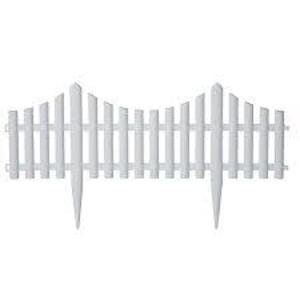 DESCRIPTION: (8) DECORATIVE PICKET FENCE BRAND/MODEL: EMSCO #2140 INFORMATION: WHITE RETAIL$: $3.99 EA SIZE: 24" QTY: 8