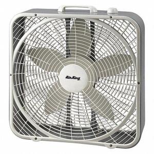 DESCRIPTION: (1) BOX FAN BRAND/MODEL: AIR KING #4CH719723 RETAIL$: $60.00 EA SIZE: 20" QTY: 1