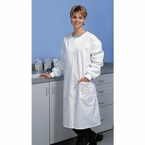 DESCRIPTION: (2) LAB COAT BRAND/MODEL: LANDAU #3NDW4 INFORMATION: WHITE RETAIL$: $37.69 EA SIZE: SIZE LARGE QTY: 2