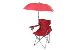 DESCRIPTION: (2) CHAIR UMBRELLA BRAND/MODEL: OZARK TRAIL INFORMATION: RED RETAIL$: $10.00 EA QTY: 2