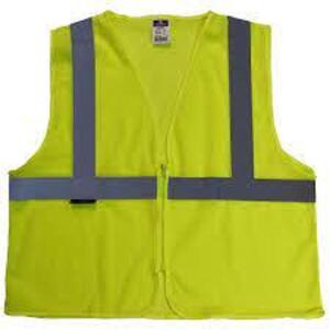 DESCRIPTION: (3) ECONOMY SAFETY VEST BRAND/MODEL: RADIANS RETAIL$: $6.00 EA SIZE: 4X/5X QTY: 3