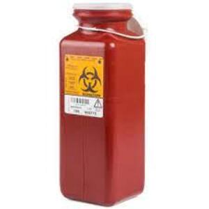 DESCRIPTION: (1) CASE OF (10) SHARPS CONTAINERS BRAND/MODEL: MEDGEN INFORMATION: RED RETAIL$: $100.00 EA SIZE: 1.7 QT QTY: 1