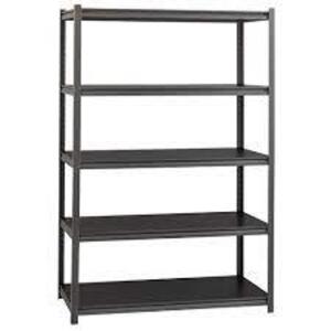 DESCRIPTION: (1) METAL SHELVING UNIT BRAND/MODEL: IRON HORSE #20997 INFORMATION: BLACK RETAIL$: $165.11 EA SIZE: 72X48X18 QTY: 1