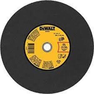 DESCRIPTION: (6) METAL PORT SAW CUT OFF WHEEL BRAND/MODEL: DEWALT #DWA8030 RETAIL$: $12.21 EA SIZE: 14X1/8X1 QTY: 6