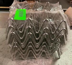 DESCRIPTION: (8) WIRE TACO STANDS. THIS LOT IS: SOLD BY THE PIECE QTY: 8