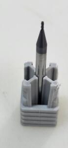 DESCRIPTION: (5) SOLID CARBIDE BALL END MILL BRAND/MODEL: HARVEY TOOL 74332-C3 RETAIL$: $ 83.17 EAA SIZE: 0.032" DIAM 0.096" LOC 1/8" SD QTY: 5