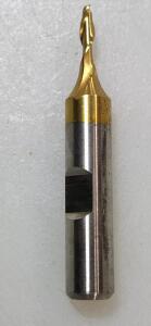 DESCRIPTION: (2) HSS SQ END MILL BRAND/MODEL: HERTEL 41119702 RETAIL$: 20.83 SIZE: 1/8" 3/8" LOC 3/8" SD QTY: 2