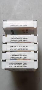 DESCRIPTION: (50) LPTK CARBIDE MILLING INSERTS BRAND/MODEL: SECO LPKT09T420TR-M13 RETAIL$: $14.18 PER INSERT QTY: 50