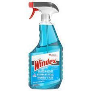 DESCRIPTION: (6) GLASS AND MORE CLEANER BRAND/MODEL: WINDEX RETAIL$: $5.85 EA SIZE: 32 FL OZ QTY: 6