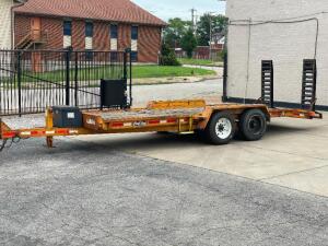 2008 Redi Haul Trailers FSL1828E-102 Heavy Equipment Trailer - 56" Adjustable Ramps, VIN # 47SS182T881024020