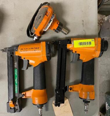 (3) - PC. PNEUMATIC FRAMING NAIL GUN SET